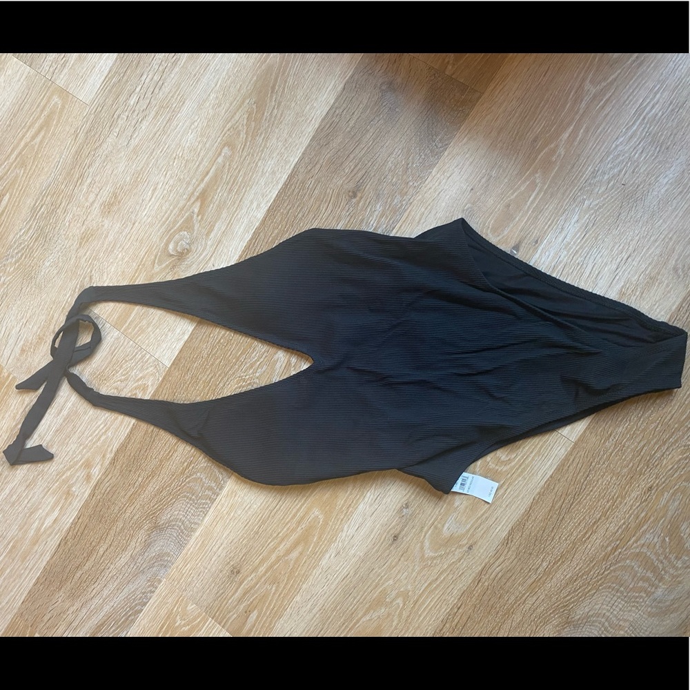Aerie high cut ribbed one piece